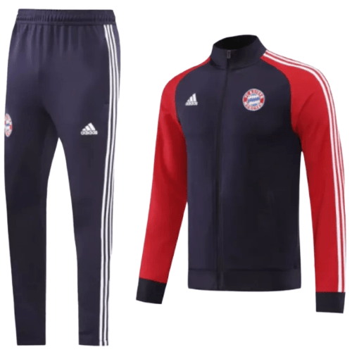 Agasalho de Viagem Bayern Munchen - Masculino - Azul e Vermelho - Manto Club