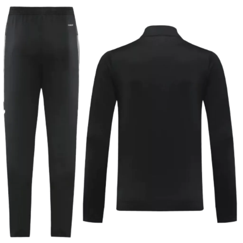Agasalho de Viagem Manchester United - Masculino - Preto e Branco - Manto Club
