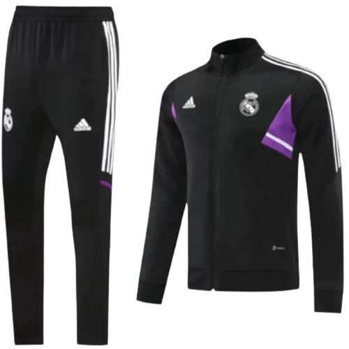 Agasalho de Viagem Real Madrid - Masculino - Preto - Manto Club