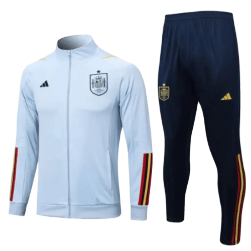 Agasalho de Viagem Seleção Espanha - Masculino - Azul Claro - Manto Club