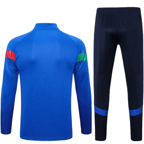 Agasalho de Viagem Seleção Itália - Masculino - Azul e Azul Marinho - Manto Club