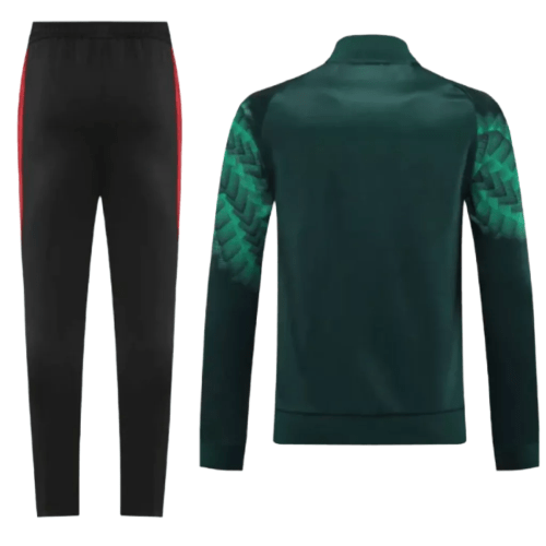 Agasalho de Viagem Seleção México - Masculino - Verde e Verde Escuro - Manto Club