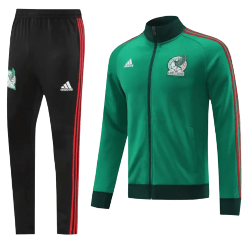 Agasalho de Viagem Seleção México - Masculino - Verde e Vermelho - Manto Club