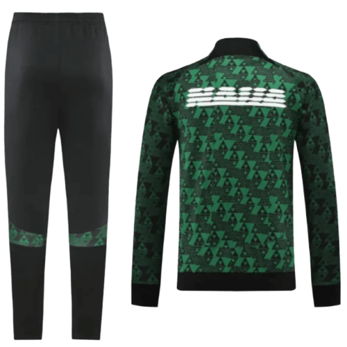 Agasalho de Viagem Seleção Nigéria - Masculino - Preto e verde - Manto Club