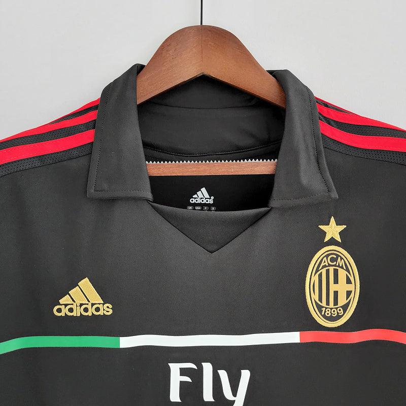 Camisa AC Milan Retrô Third III 2011/12 - Preto - Manto Club