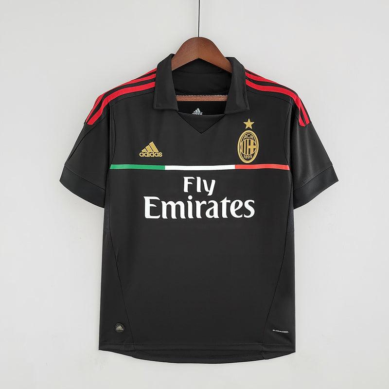 Camisa AC Milan Retrô Third III 2011/12 - Preto - Manto Club