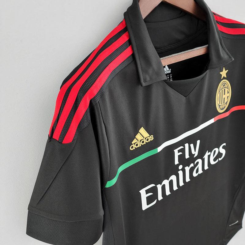 Camisa AC Milan Retrô Third III 2011/12 - Preto - Manto Club