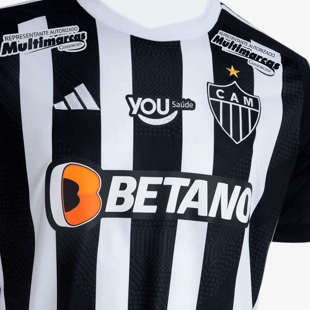 Camisa adidas Atlético Mineiro 2024/25 I Com Patrocínios - Manto Club