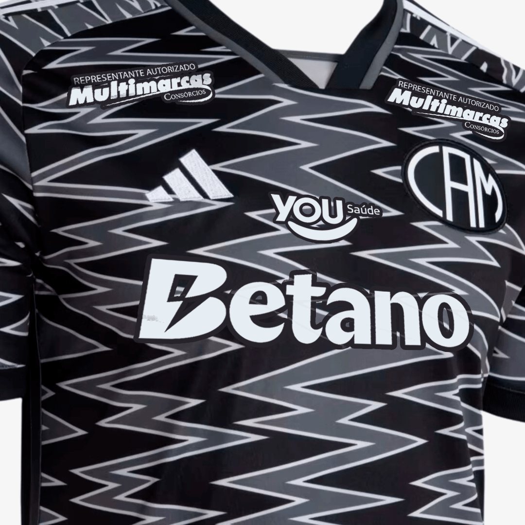 Camisa adidas Atlético Mineiro 2024/25 III Com Patrocínios - Manto Club