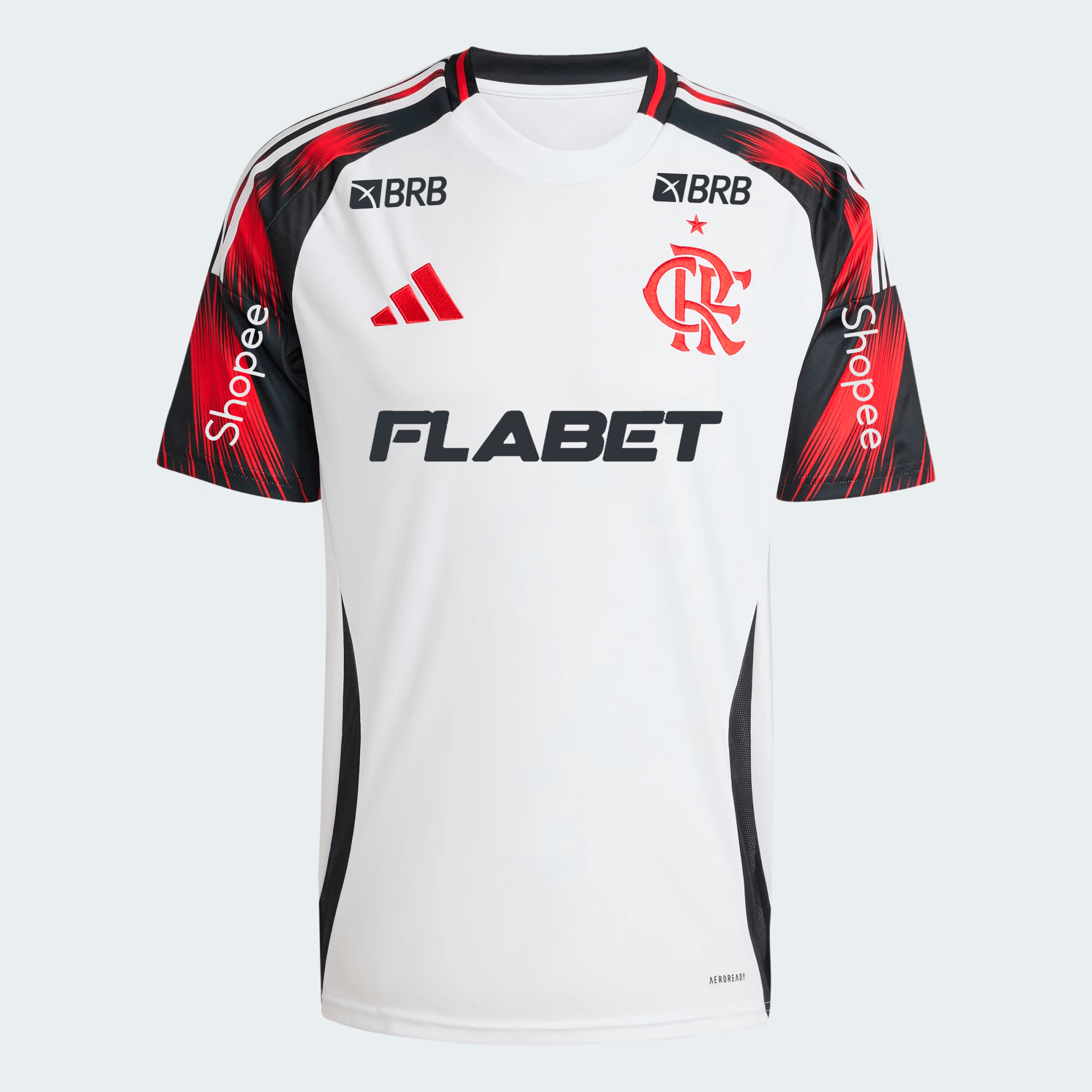 Camisa Adidas Flamengo 2025/26 II Com Patrocínios - Manto Club