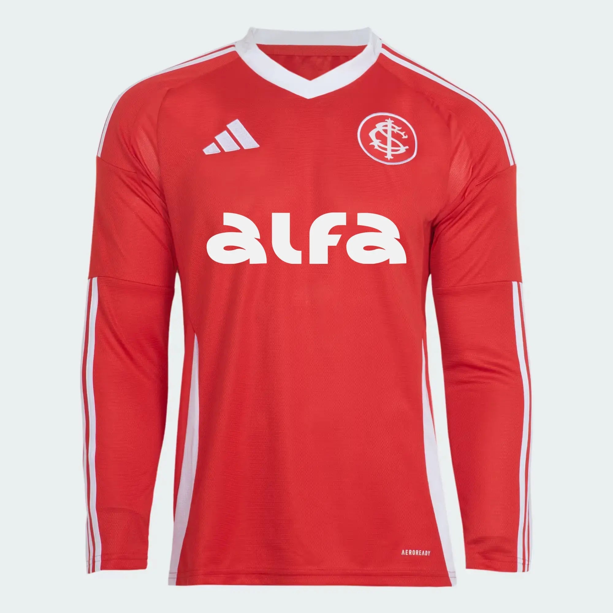 Camisa adidas Internacional Manga Longa 2025/26 I Com Patrocínios - Manto Club