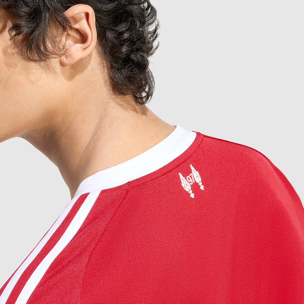 Camisa adidas Liverpool 2025/26 I Manga Longa - Manto Club