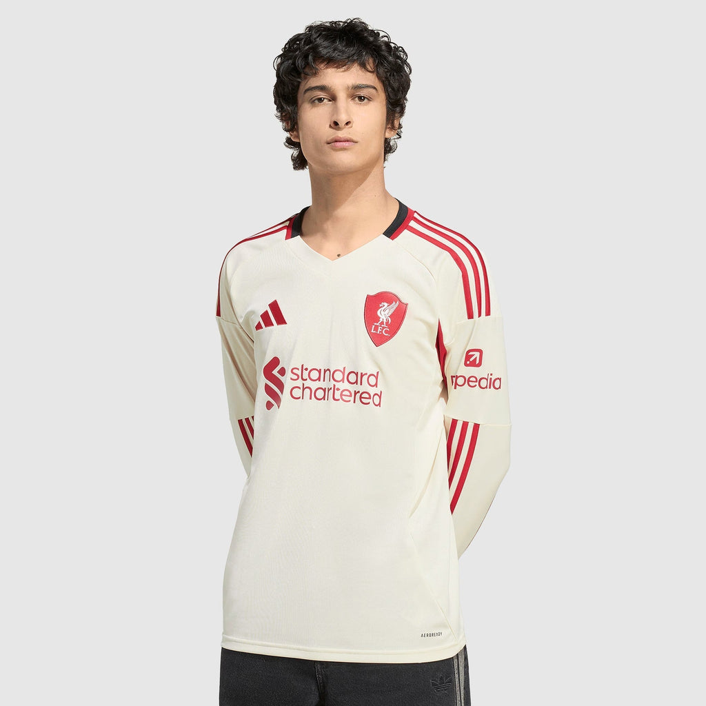 Camisa adidas Liverpool 2025/26 II Manga Longa - Manto Club