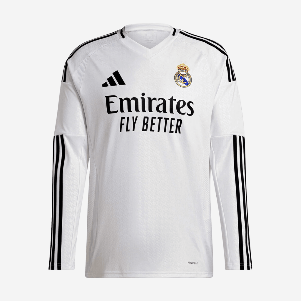 Camisa adidas Real Madrid 2024/25 I Manga Longa - Manto Club