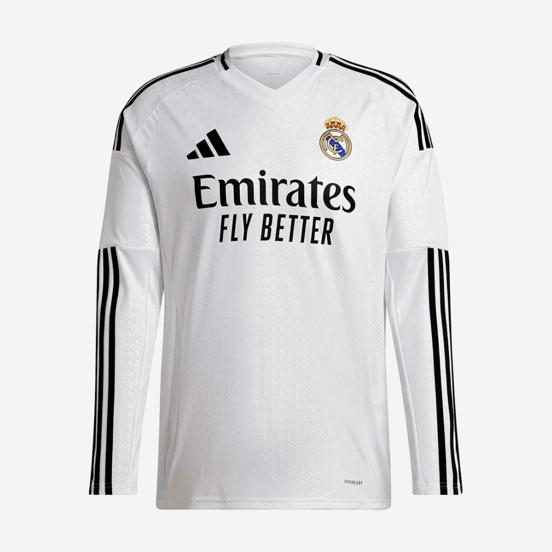 Camisa adidas Real Madrid 2024/25 I Manga Longa - Manto Club