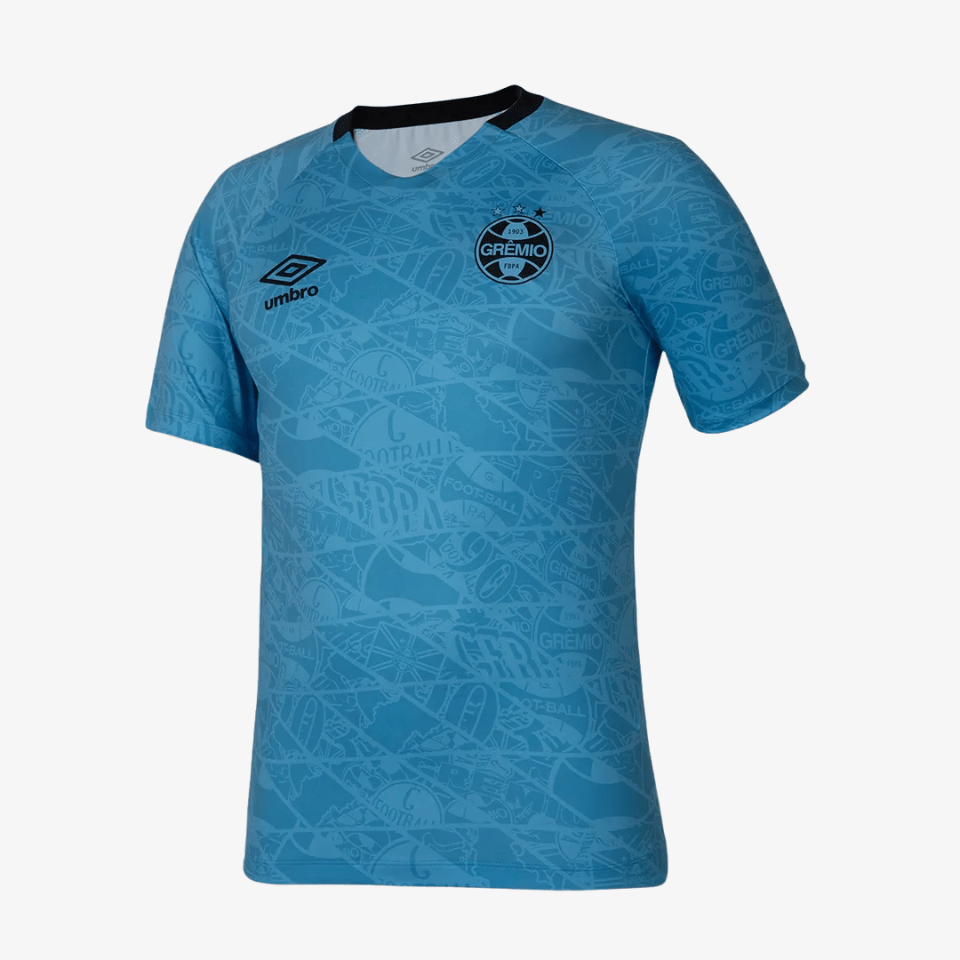 Camisa Aquecimento Umbro Grêmio 2025/26 - Manto Club