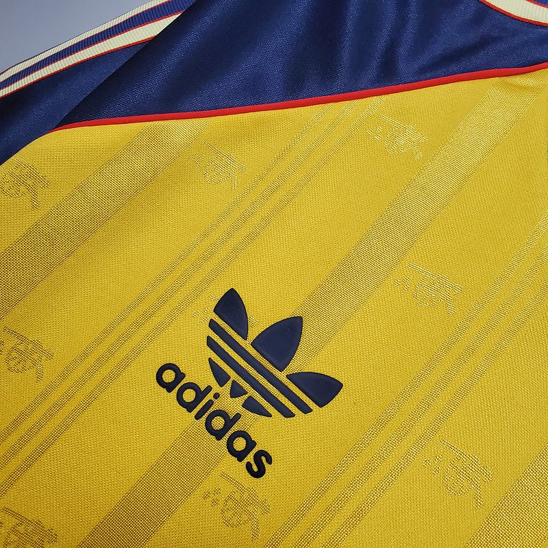Camisa Arsenal Retrô 1988/1989 Amarela - Adidas - Manto Club
