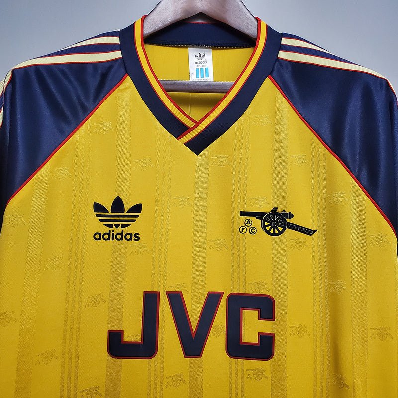 Camisa Arsenal Retrô 1988/1989 Amarela - Adidas - Manto Club