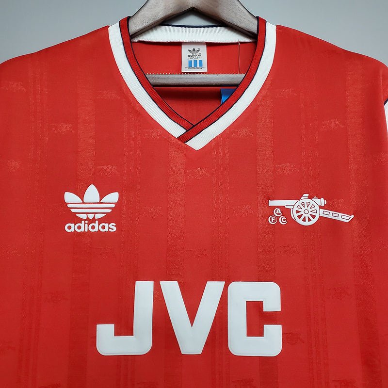 Camisa Arsenal Retrô 1988/1989 Vermelha - Adidas - Manto Club