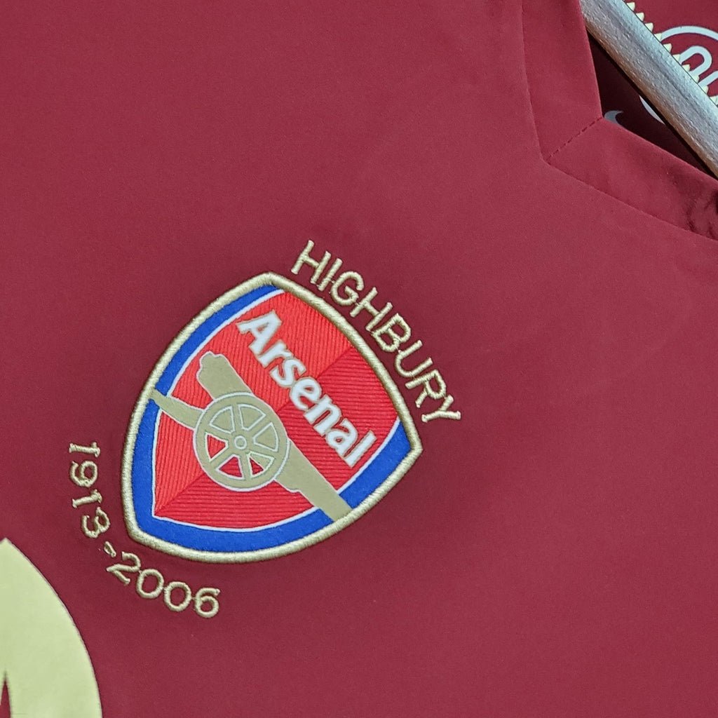 Camisa Arsenal Retrô 2005/2006 Vinho - Nike - Manto Club
