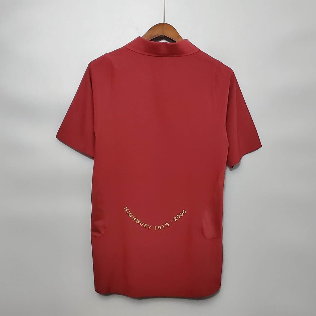 Camisa Arsenal Retrô 2005/2006 Vinho - Nike - Manto Club