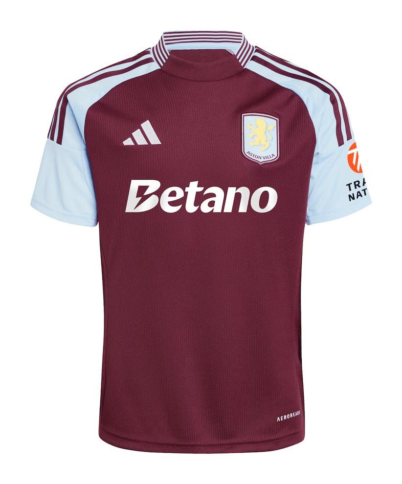 Camisa Aston Villa Home 24/25 s/n° Torcedor Adidas Masculina - Vinho - Manto Club