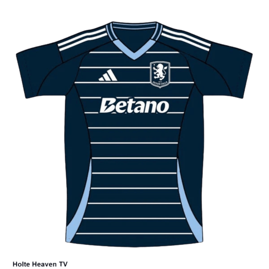 Camisa Aston Villa Third 24/25 s/n° Torcedor Adidas Masculina - Azul - Manto Club