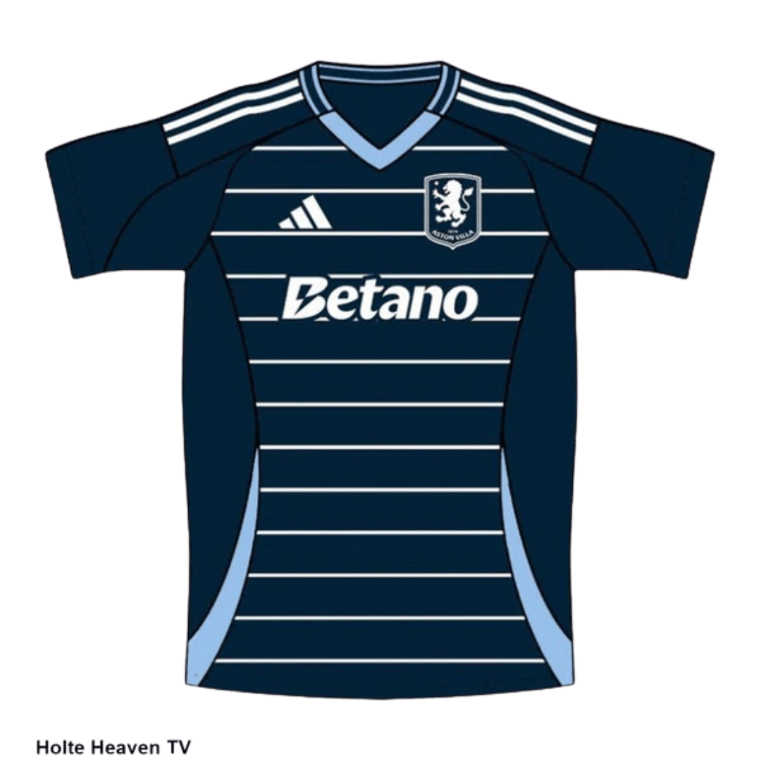 Camisa Aston Villa Third 24/25 s/n° Torcedor Adidas Masculina - Azul - Manto Club