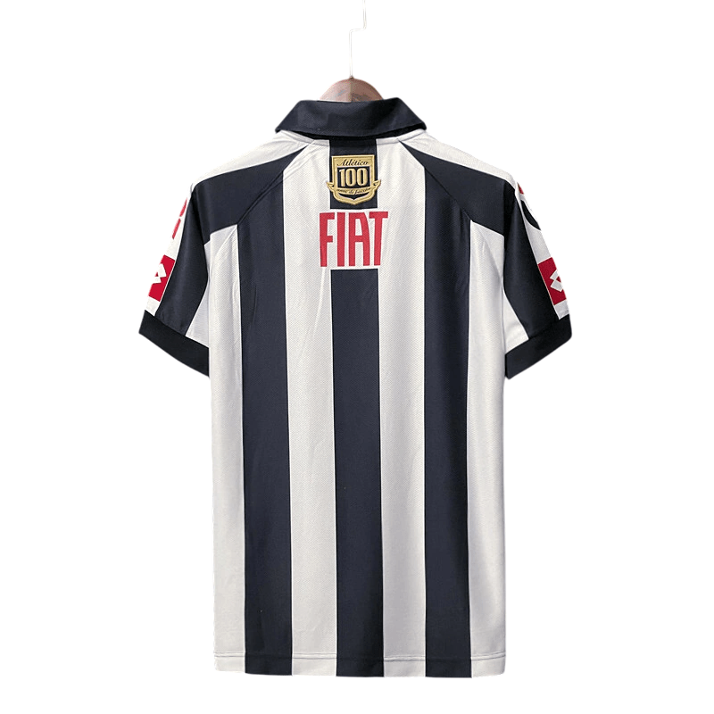 Camisa Atlético Mineiro Centenário Retrô 2008 Preta e Branca - Lotto - Manto Club