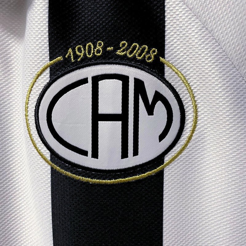 Camisa Atlético Mineiro Centenário Retrô 2008 Preta e Branca - Lotto - Manto Club