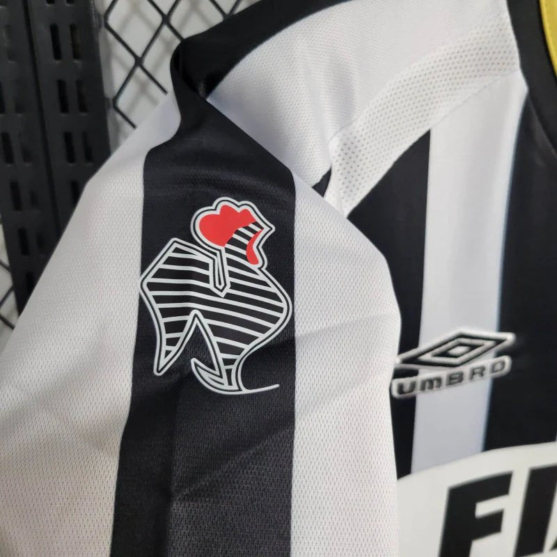 Camisa Atlético Mineiro Home Retrô 2003 Preta e Branca - Umbro - Manto Club