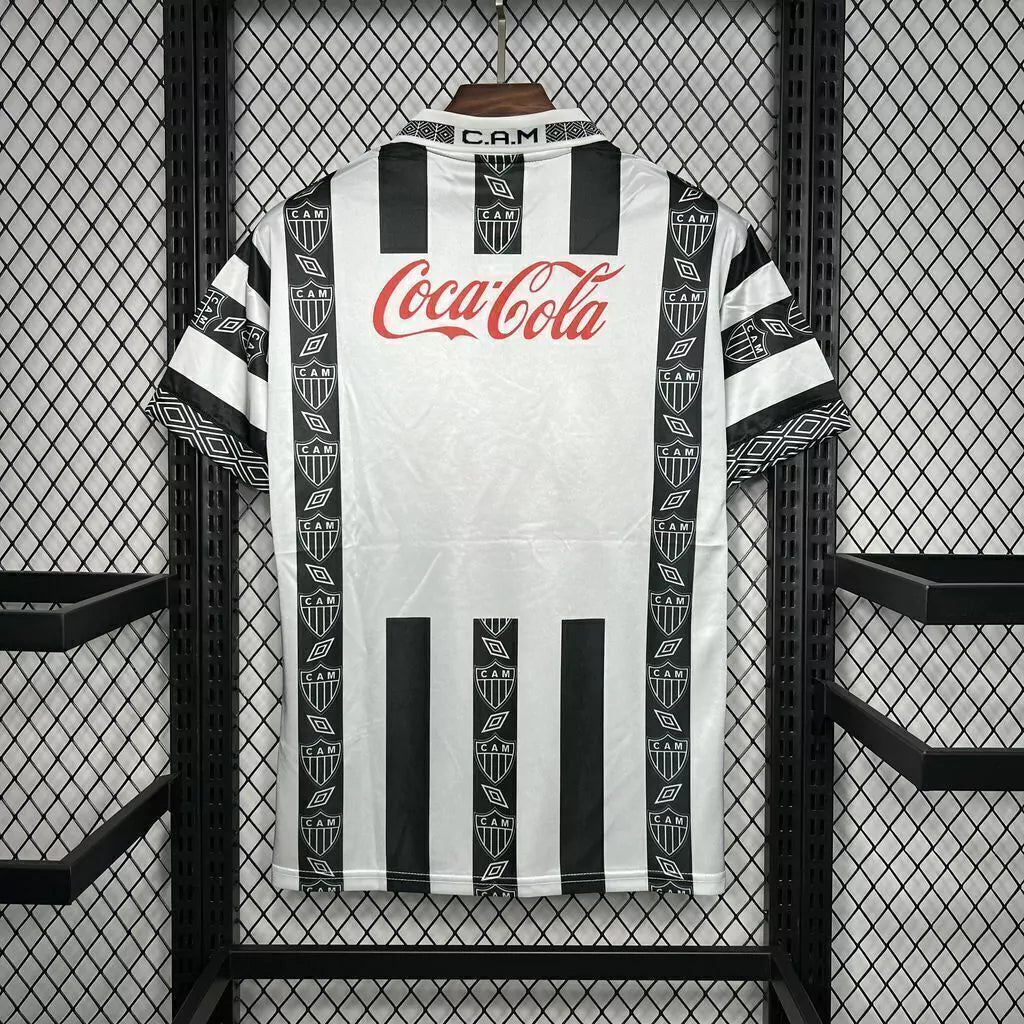 Camisa Atlético Mineiro Retrô 1995 Preta e Branca - Umbro - Manto Club