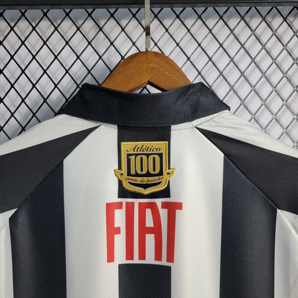 Camisa Atlético Mineiro Retrô 2008 Branco e Preto - Lotto - Manto Club