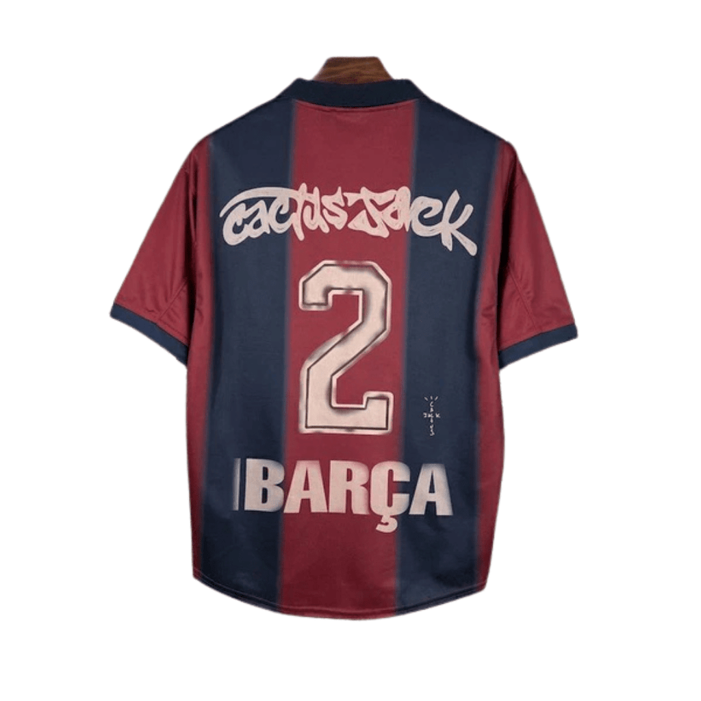 Camisa Barcelona Cactus Jack Home 2000/01 Retrô - Manto Club