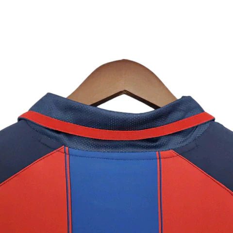 Camisa Barcelona Retrô 2003/2004 Azul e Grená - Nike - Manto Club