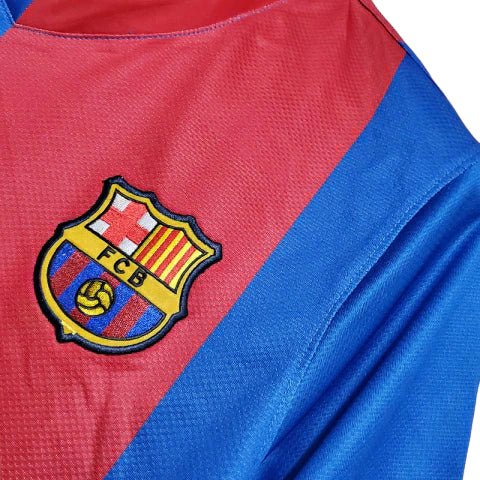 Camisa Barcelona Retrô 2006/2007 Azul e Grená - Nike - Manto Club
