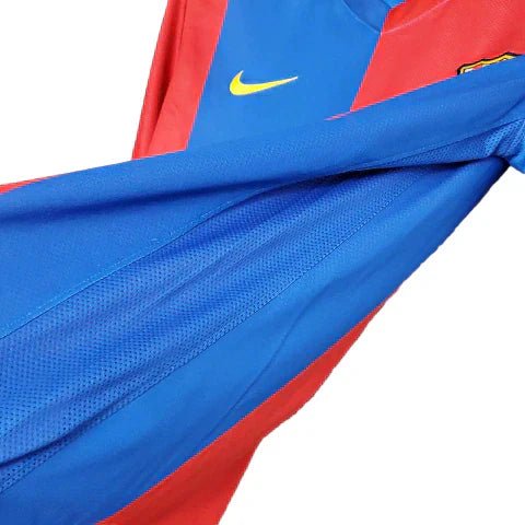 Camisa Barcelona Retrô 2006/2007 Azul e Grená - Nike - Manto Club