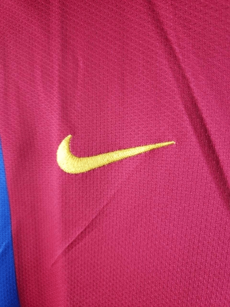 Camisa Barcelona Retrô 2006/2007 - Nike Azul Grená - Manto Club