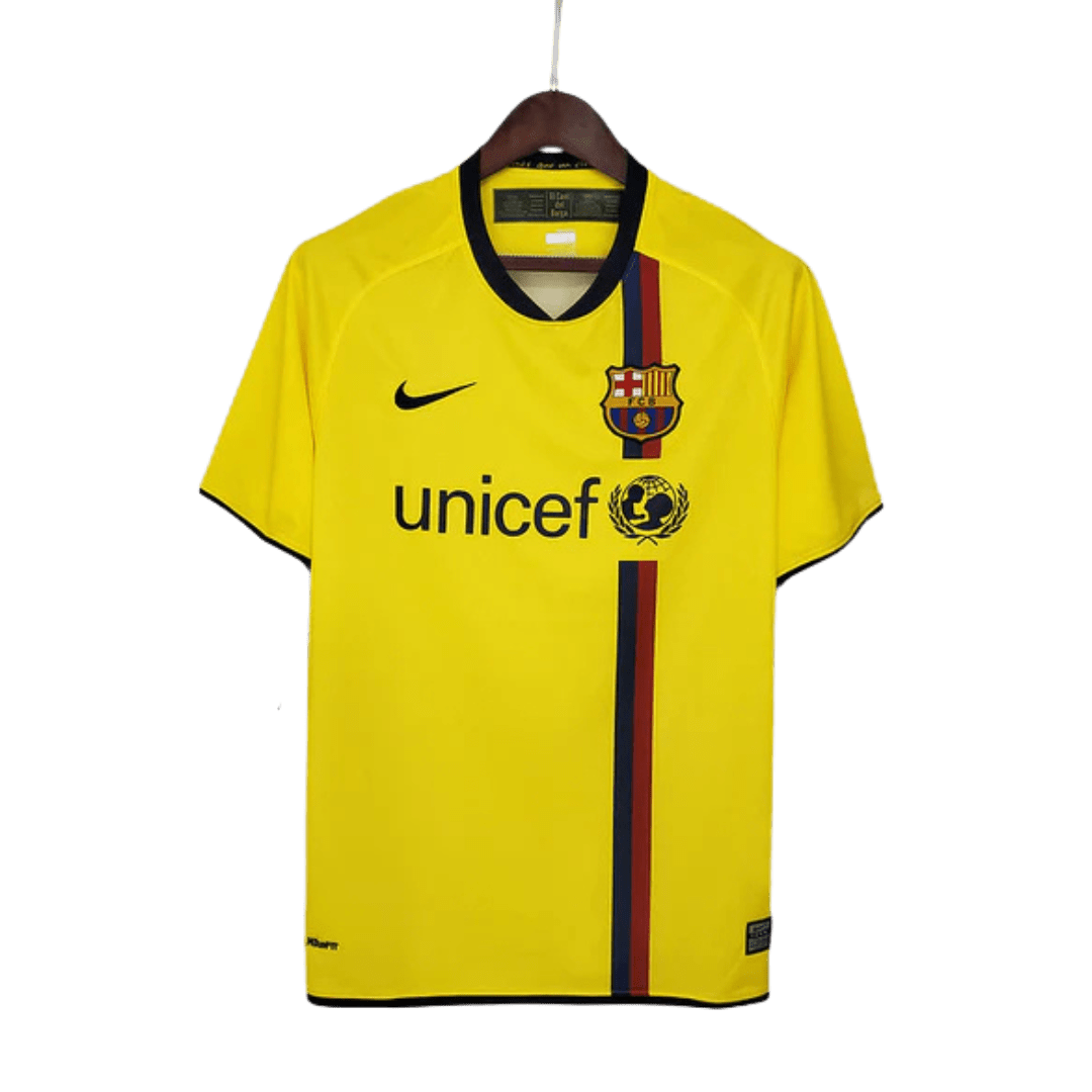 Camisa Barcelona Retrô 2008/2009 Amarela - Nike - Manto Club