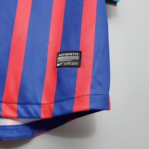 Camisa Barcelona Retrô 2011/2012 Azul e Grená - Nike - Manto Club