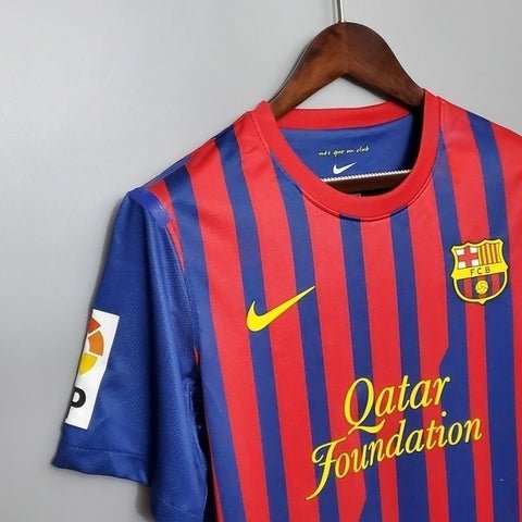Camisa Barcelona Retrô 2011/2012 Azul e Grená - Nike - Manto Club