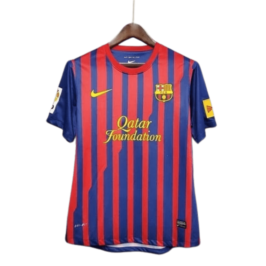 Camisa Barcelona Retrô 2011/2012 Azul e Grená - Nike - Manto Club
