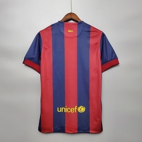 Camisa Barcelona Retrô 2014/2015 Azul e Grená - Nike - Manto Club