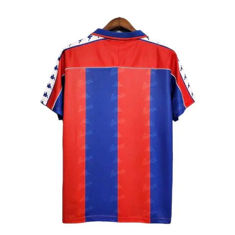 Camisa Barcelona Retrô 92/95 - Kappa - Azul e Grená - Manto Club