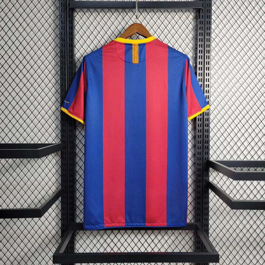 Camisa Barcelona Retrô I Home 2010/11 Torcedor Nike Masculino Vermelho e Azul - Manto Club