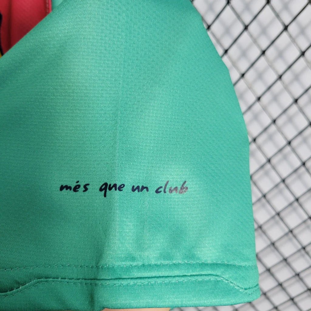 Camisa Barcelona Retrô II 10/11 Nike Masculina Verde - Manto Club