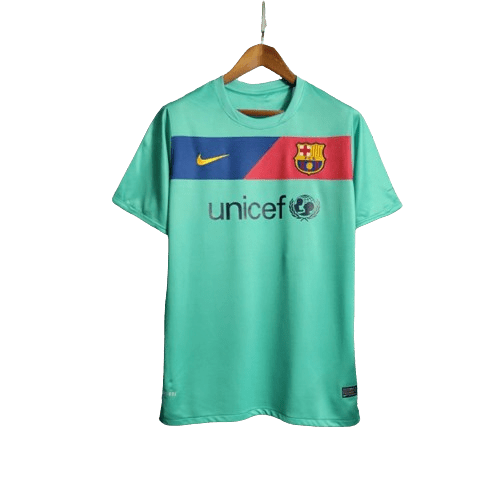Camisa Barcelona Retrô II 10/11 Nike Masculina Verde - Manto Club