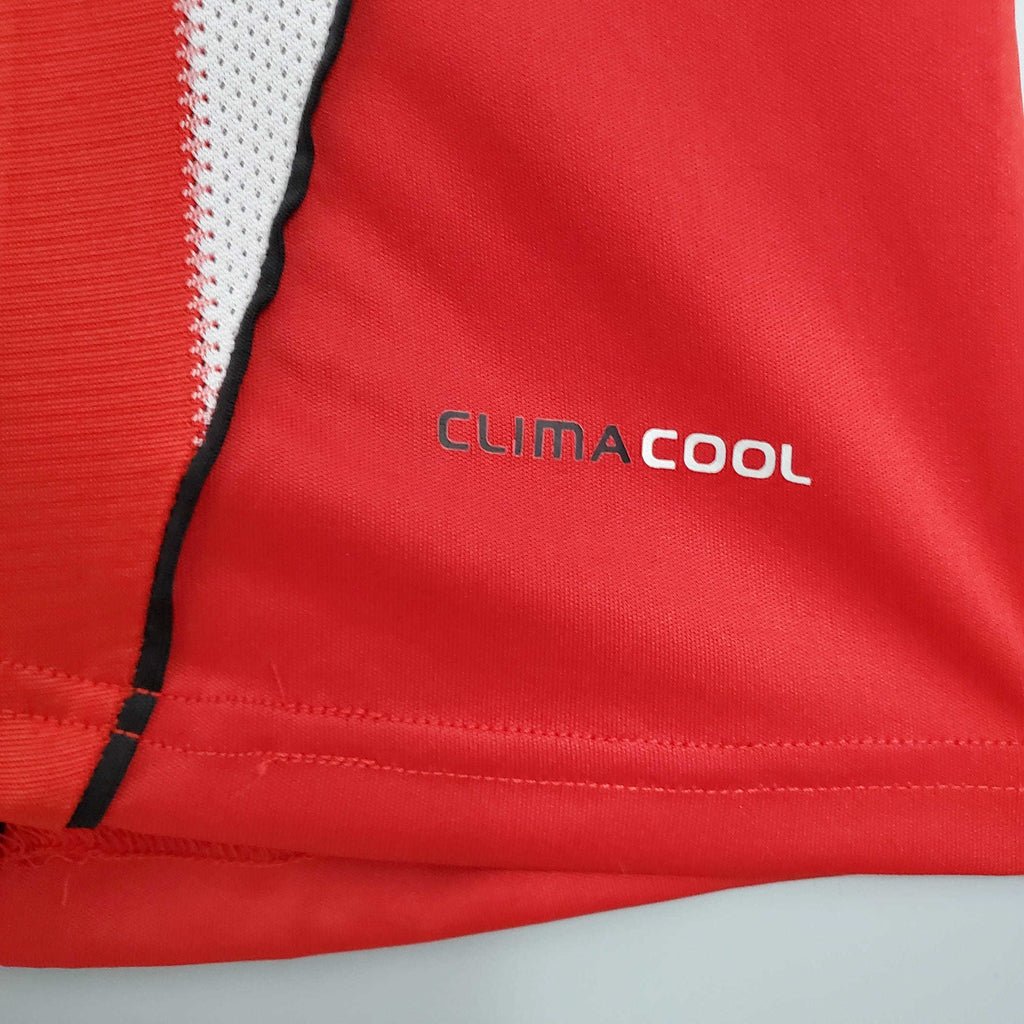 Camisa Bayern de Munique Retrô 2010/2011 Vermelha e Branca - Adidas - Manto Club