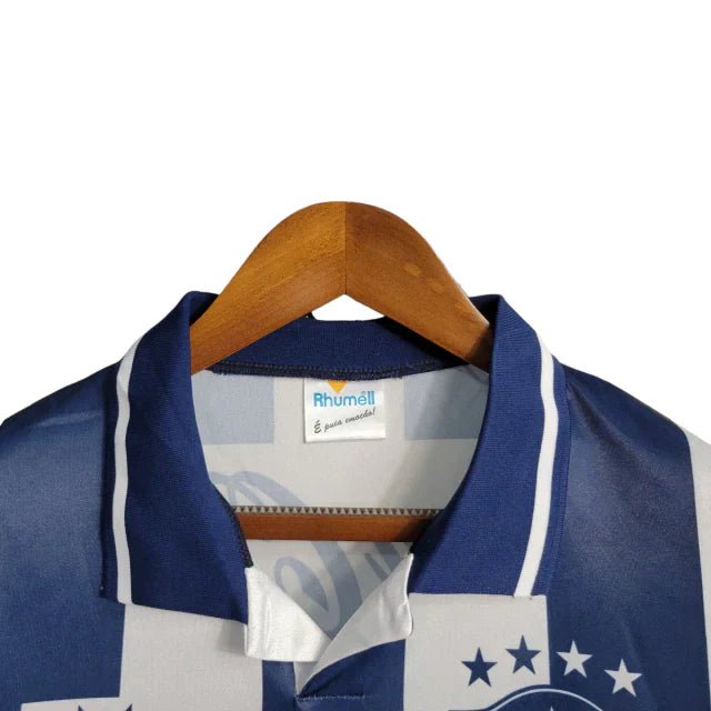 Camisa Botafogo I Retrô 1994 Torcedor Masculino - Preta e branca com Patrocínio da Coca Cola - Manto Club