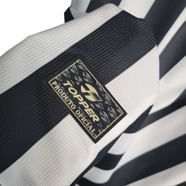 Camisa Botafogo l Retrô 99/00 Torcedor Masculina - Preta e Branca - Manto Club